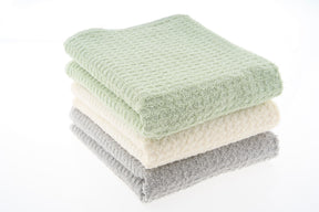 Set 6 prosoape Carmen, crem/gri/verde, bumbac, 40x66 cm