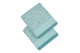 Set 2 prosoape baie SULTAN, verde menta, bumbac, 50x90 cm