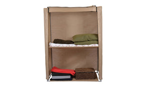 Organizator garderoba 379VLV2208, bej, material textil/metal, 118x45x158 cm