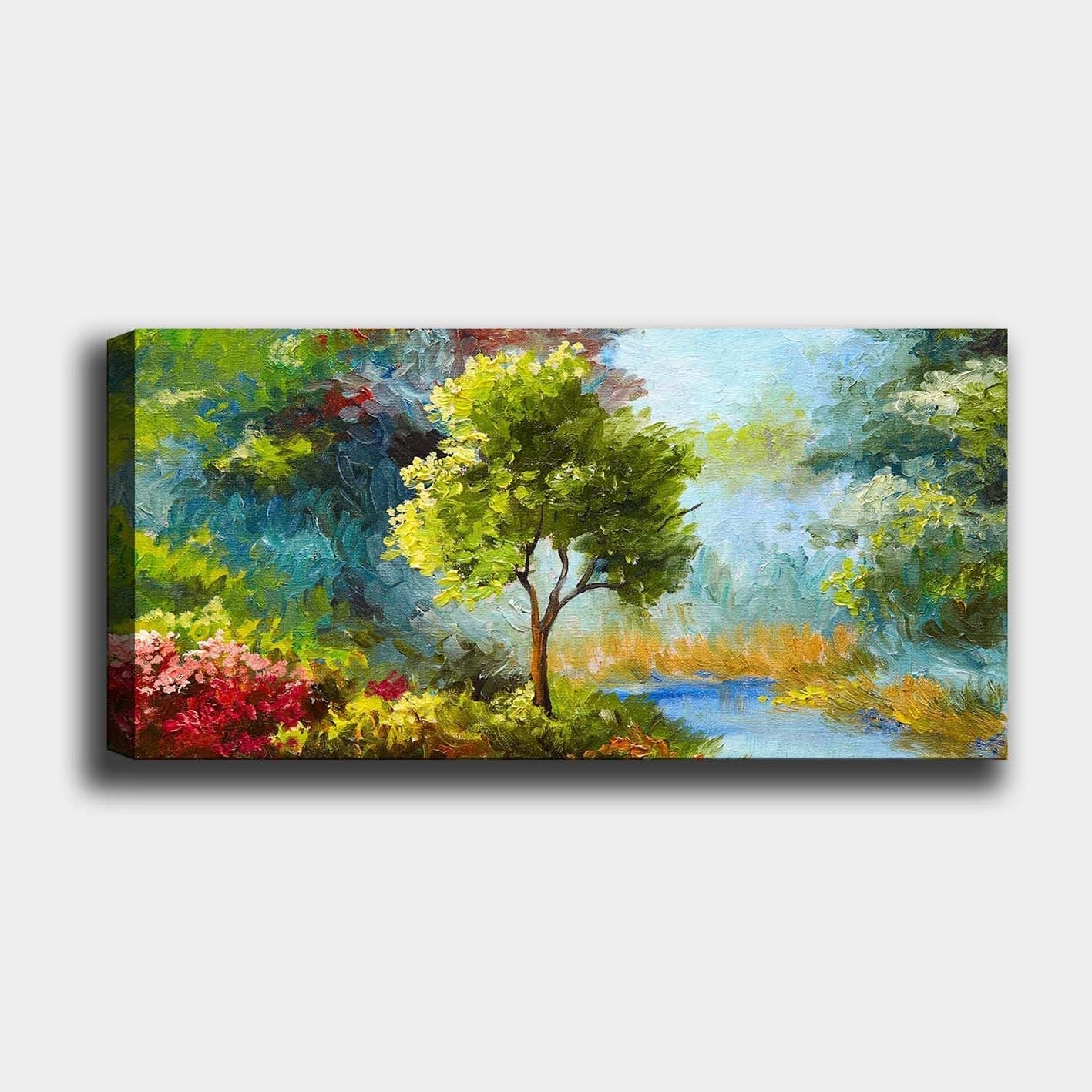 Tablou YTY539260618_50120, multicolor, lemn, 120x50 cm