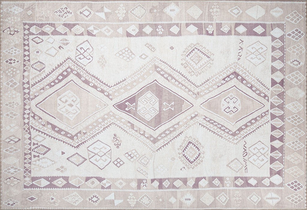 Covor SOUL CHENILLE, 75x150 cm, forma dreptunghiulara, poliester, bej, AL 182
