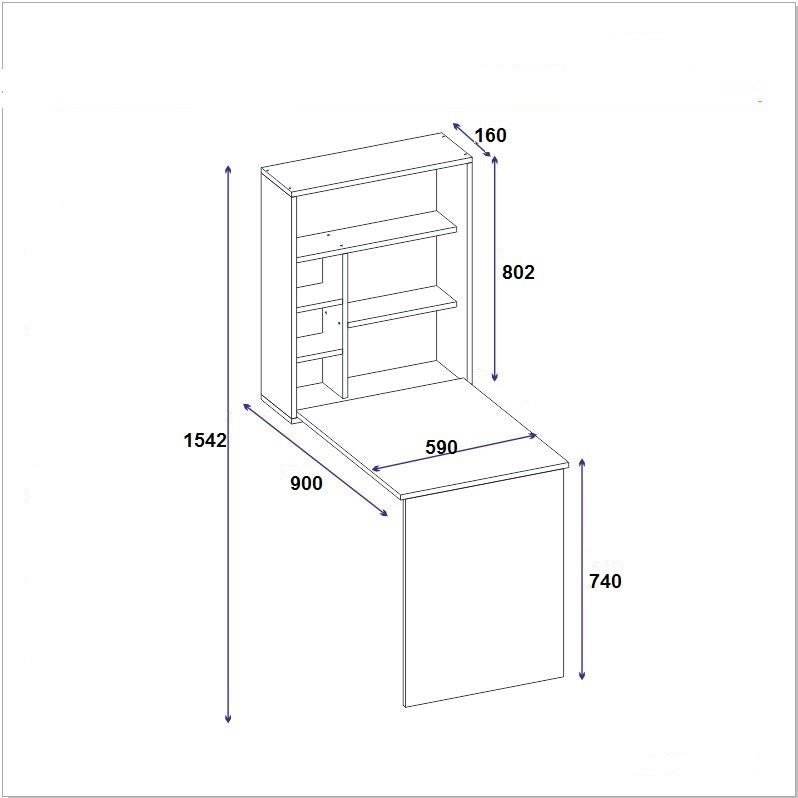 biroul de studiu sedir oak 550arn1111