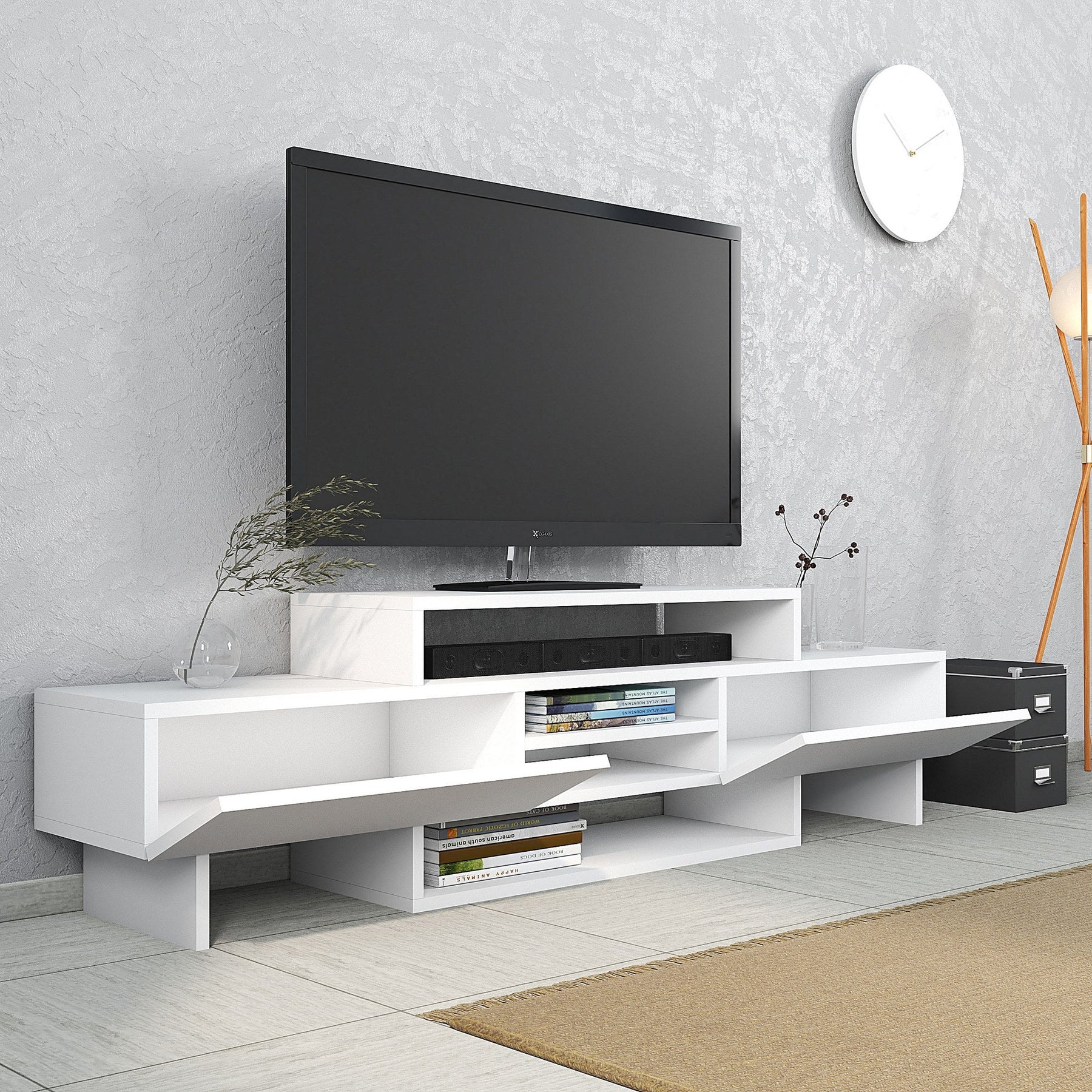 suport tv özdetvstand white 570vlt2420