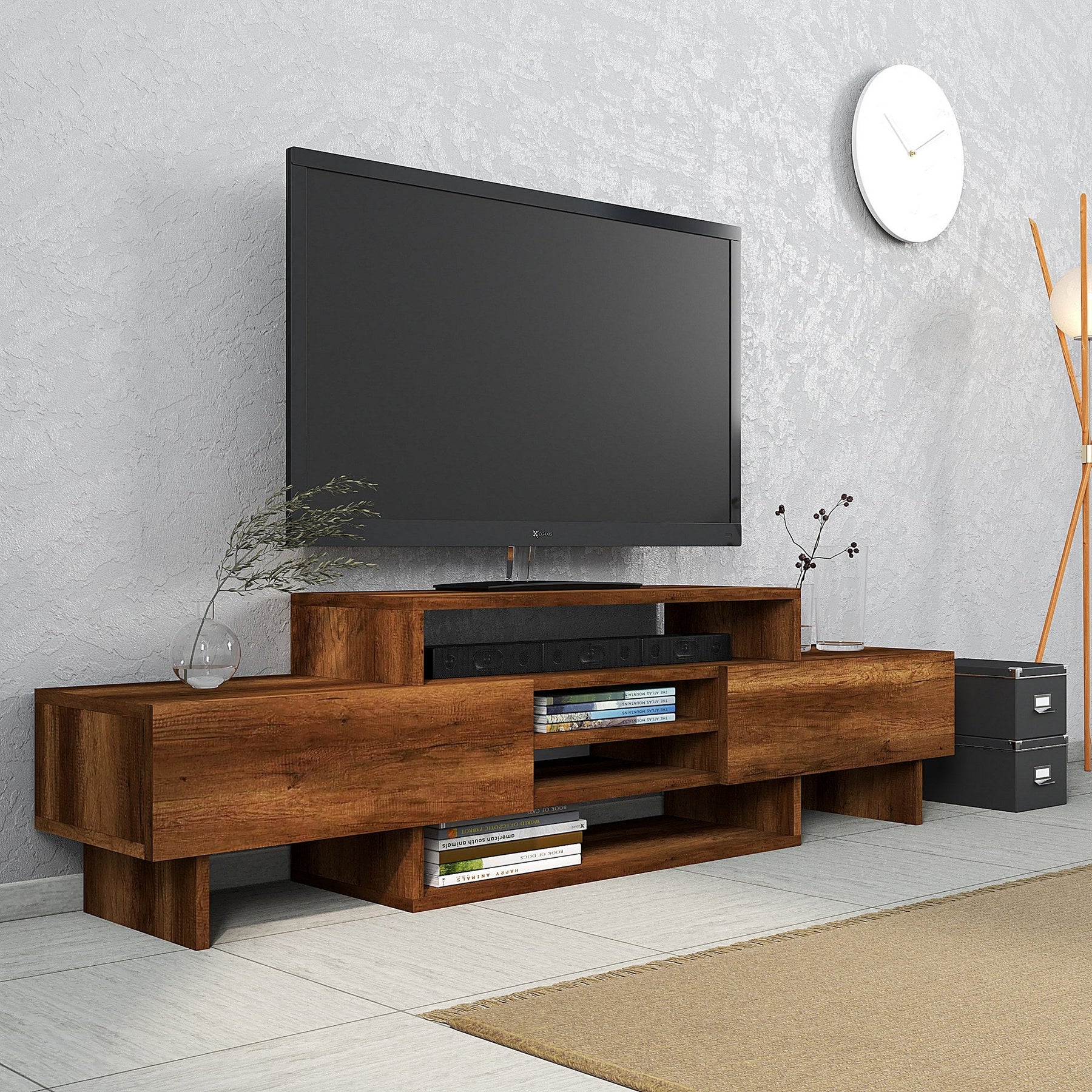 suport tv özdetvstand baroquewalnut 570vlt2421