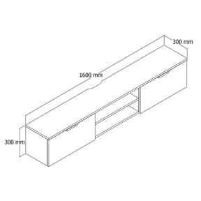 unitate tv denoya2tvunit white 570vlt2432