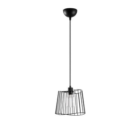 Lustra BYISOO 6350, negru, metal, 25x116 cm