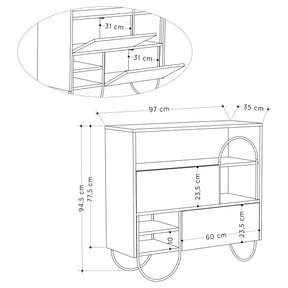 dulap de incaltaminte norfolk grey 779hms4126