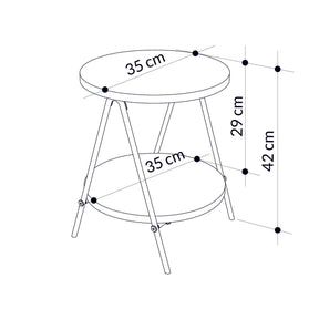 tabel lateral esselside oak 779hms4133