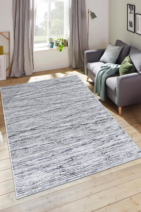 Covor MODA, 40x60 cm, forma dreptunghiulara, poliester, gri, 1550