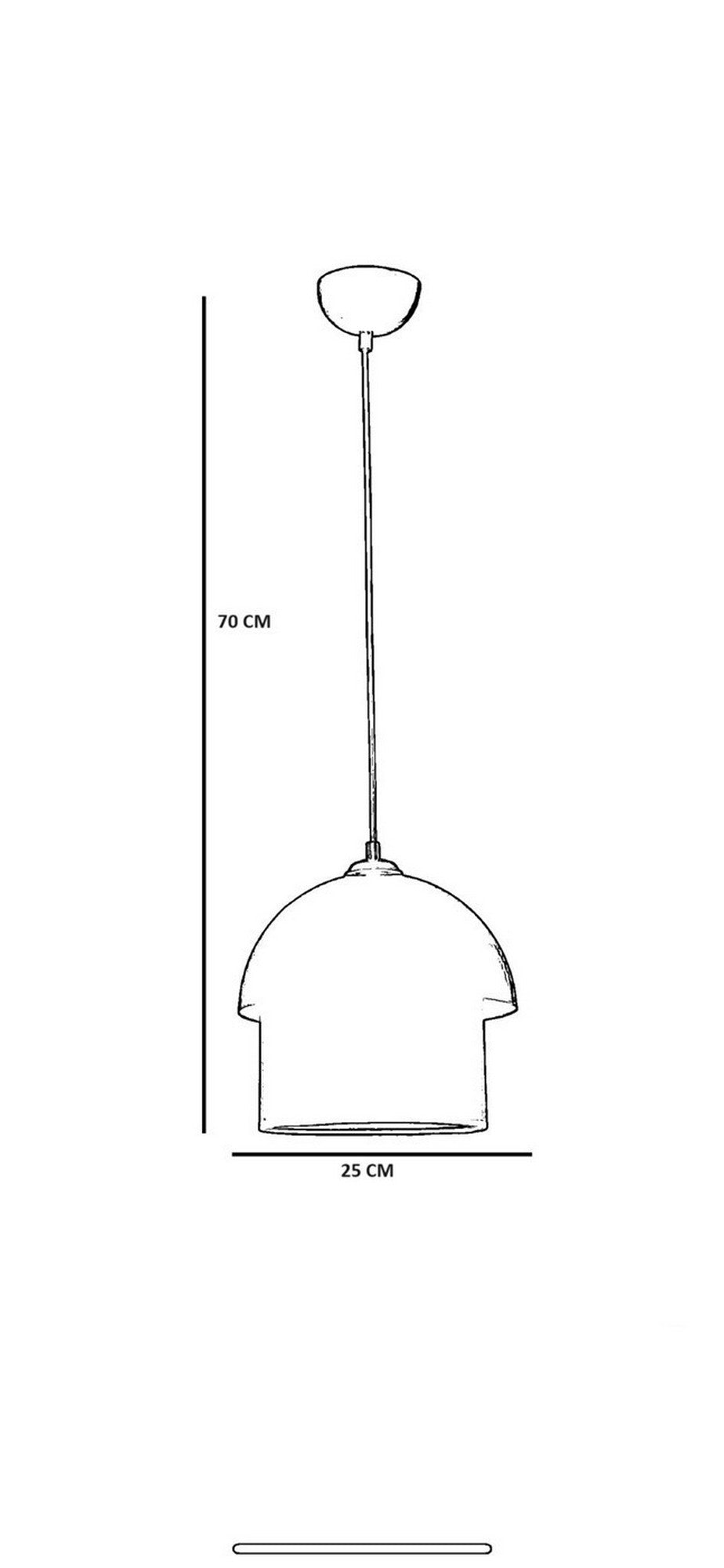 Lustra 846STL5157, auriu, metal, 25x25-70 cm