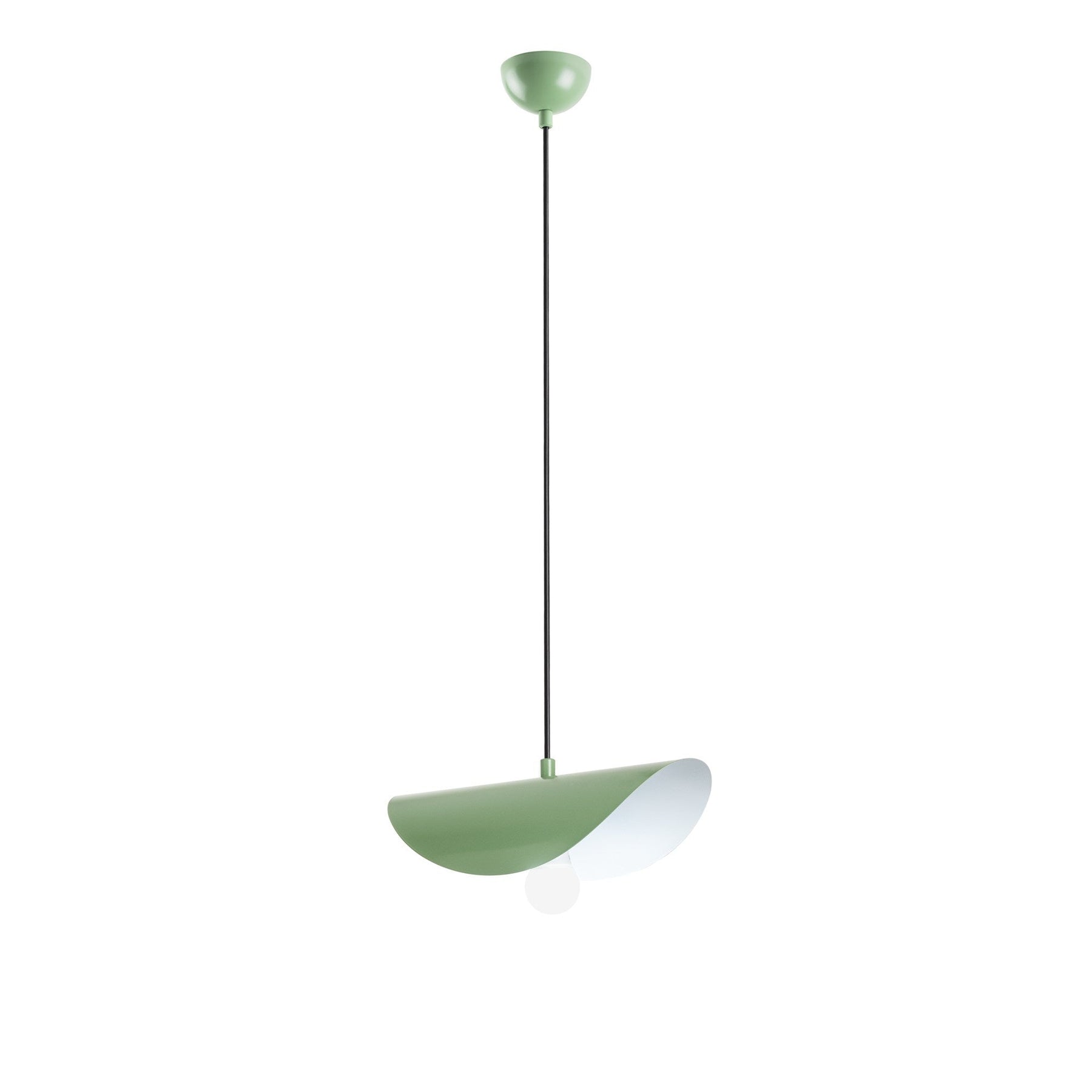 Lustra EGER, verde menta, metal, 30x20x17-106 cm