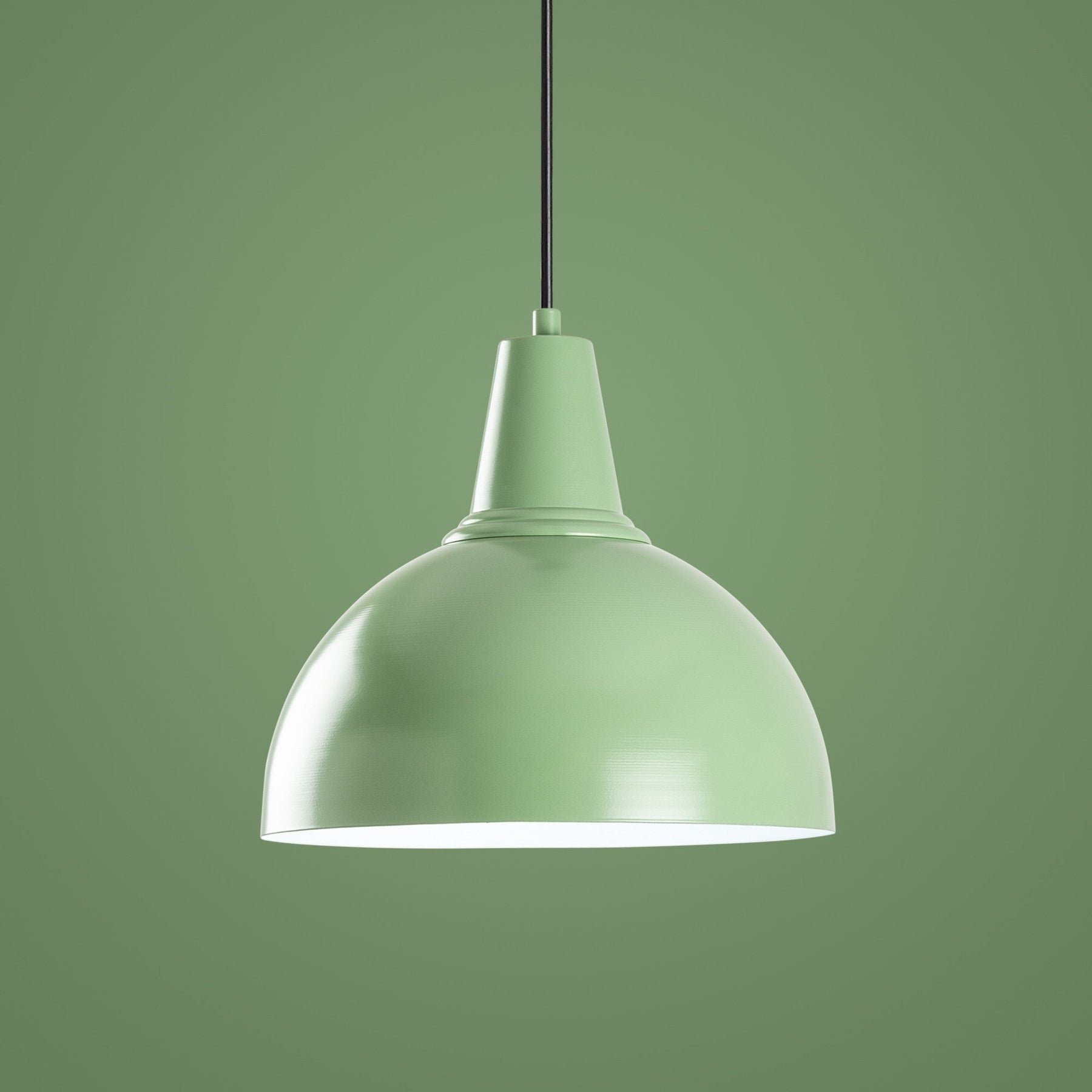 Lustra KURE 2451, verde menta, metal, 30x32-121 cm