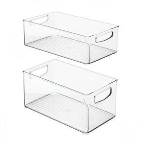 Set 2 organizatoare HMY-6378, transparent, plastic