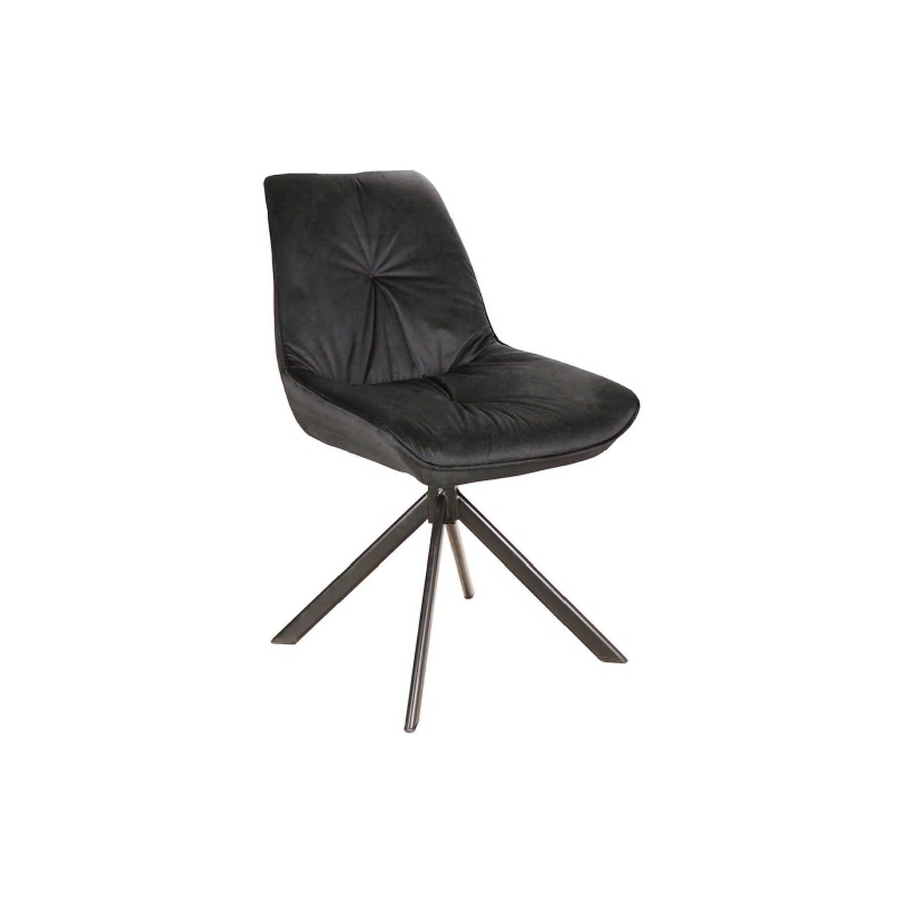 Scaun BOOGIE I negru, 53X45X50/89 cm