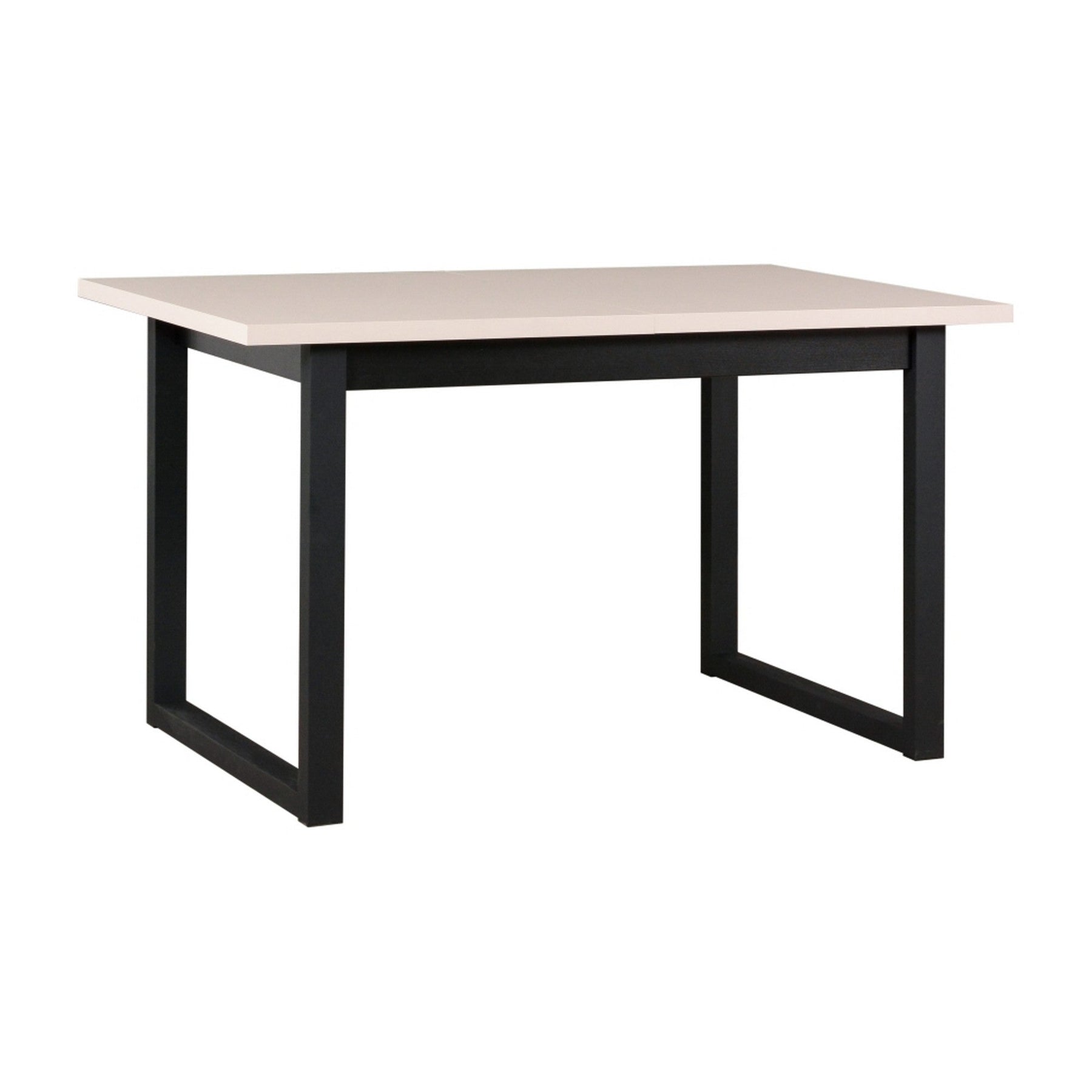 Masa extensibila IKON 3, casmir/negru, lemn de fag/PAL, 140/180x80x78 cm