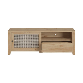 Comoda TV PARILLA, stejar, PAL laminat/MDF, 158x42x57 cm