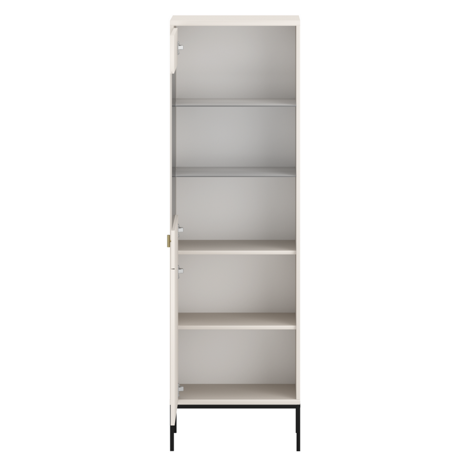 Vitrina MAGIRA MA04, casmir, DTD laminat/metal, 54x39x175 cm