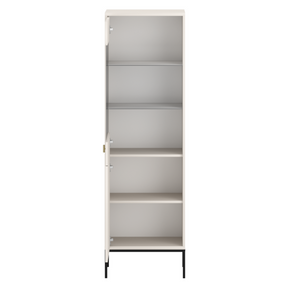 Vitrina MAGIRA MA04, casmir, DTD laminat/metal, 54x39x175 cm