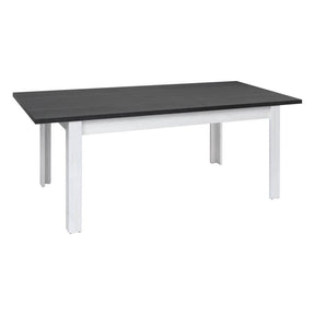 Masa extensibila Hesen, zada sibiu deschis/pin larico, PAL, 160-200x90x76 cm