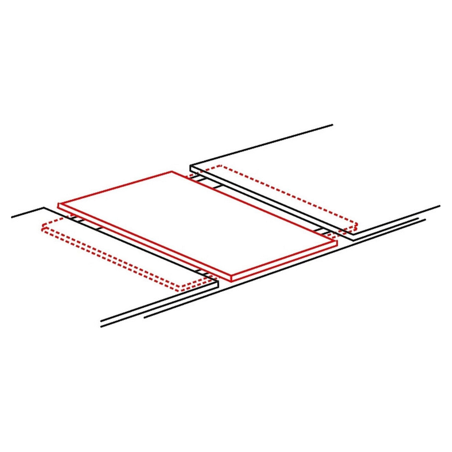 Masa extensibila FRESNO, stejar artisan/negru mat, metal, 120-180x80x76 cm