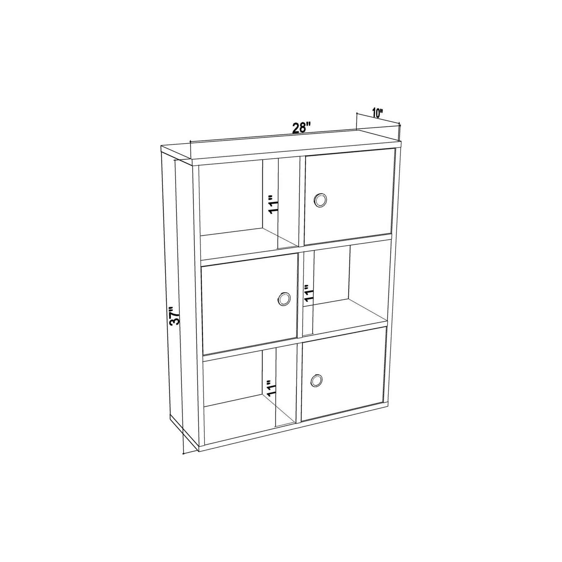 Biblioteca Tilton, alb, PAL melaminat,72x25x93 cm