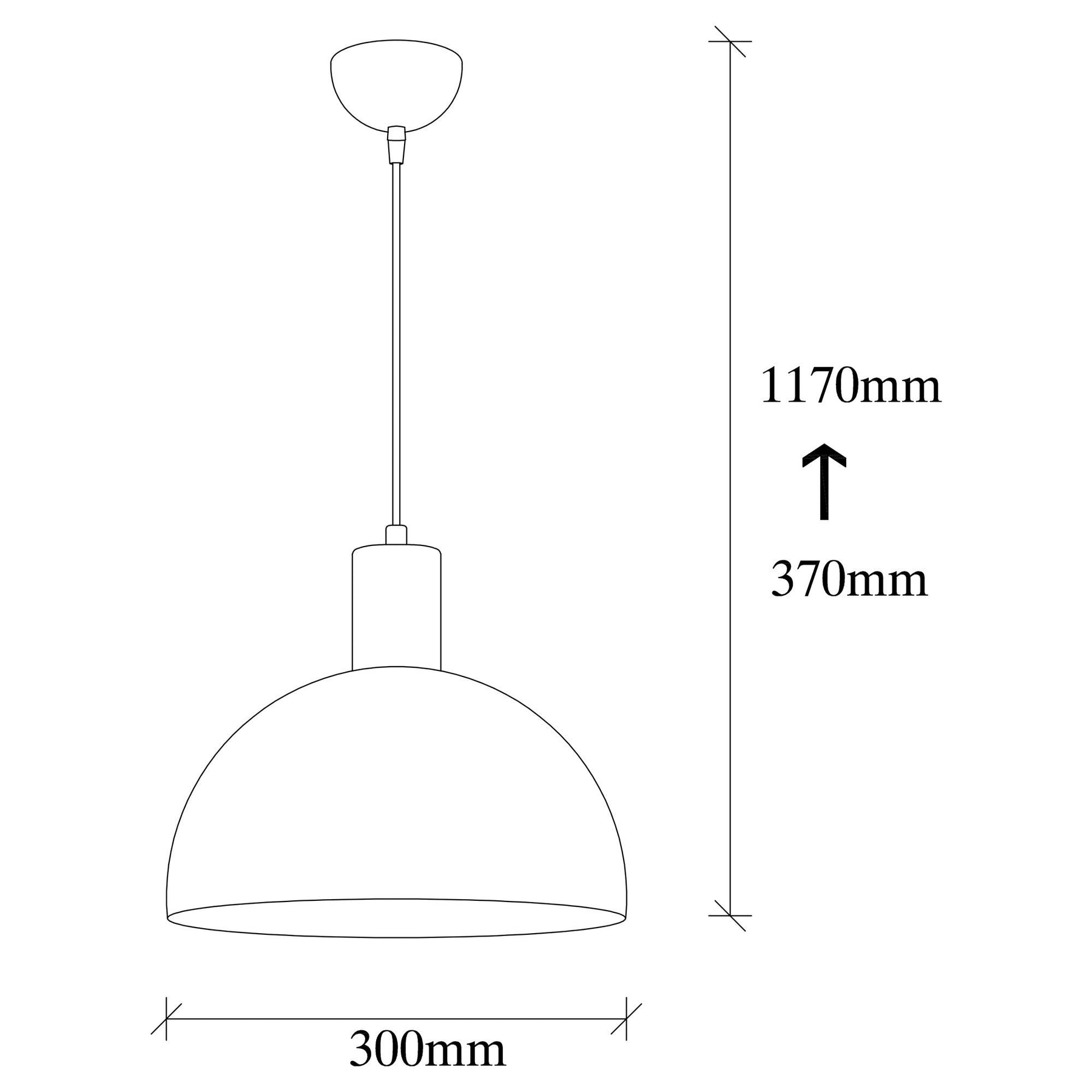 Lustra Sivani-MR-625, negru/alb, metal, 30x117 cm