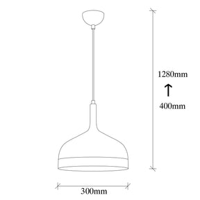 Lustra Sivani-MR-826, negru/auriu, metal, 30x128 cm