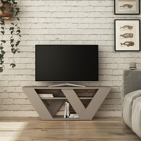 Comoda TV Pipralla, bej, PAL melaminat, 110x30x40 cm
