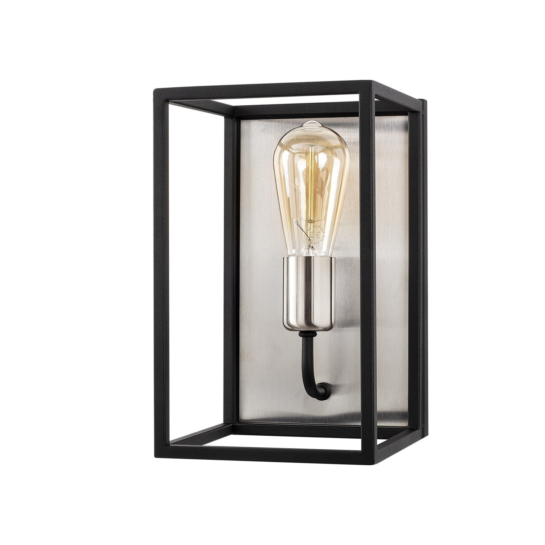 Lampa de perete Kafes-5561, negru, metal, 17x19x28 cm