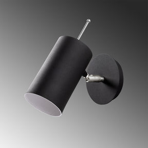 Lampa de perete Kem-6381, negru, metal, 9x22x23 cm