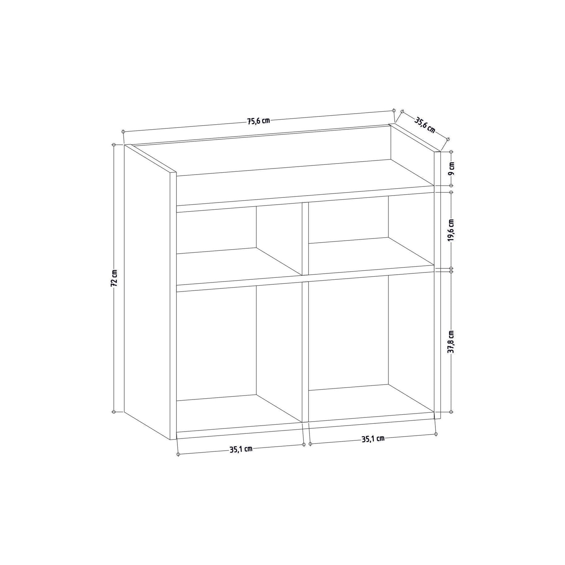 Pantofar Vista, gri, PAL melaminat, 76x36x72 cm