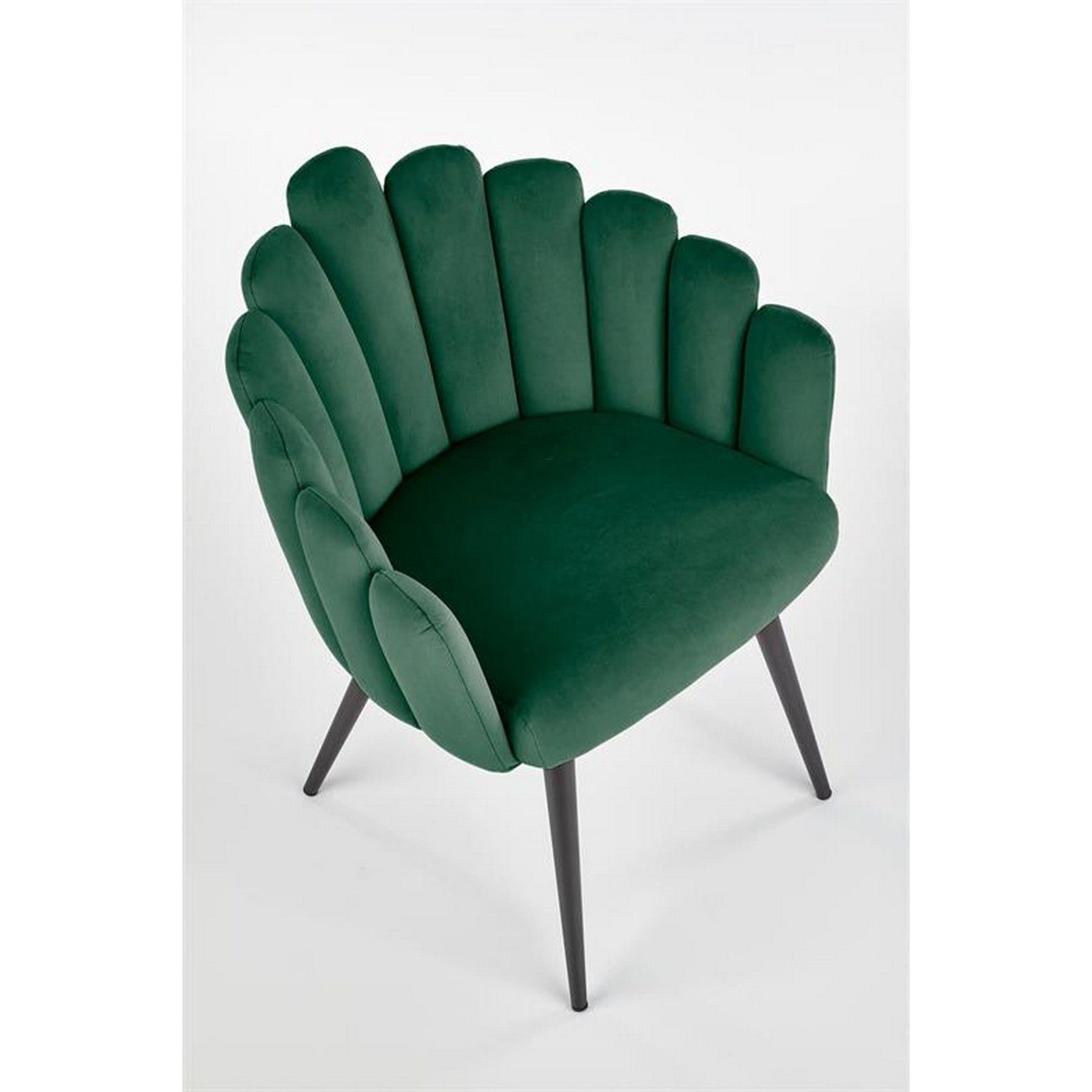 Scaun tapitat K410, verde, 65x62x85 cm