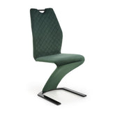 Scaun K442, verde, 46x61x102 cm